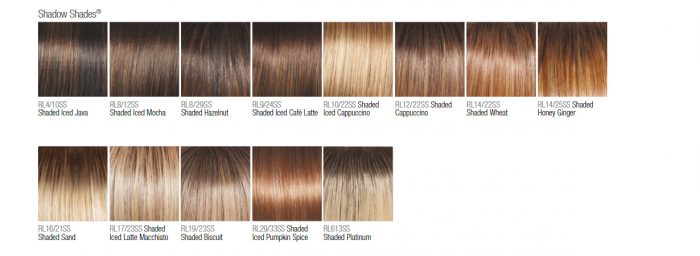 Raquel Welch Wig Colors - Color Charts - LA Wig Company