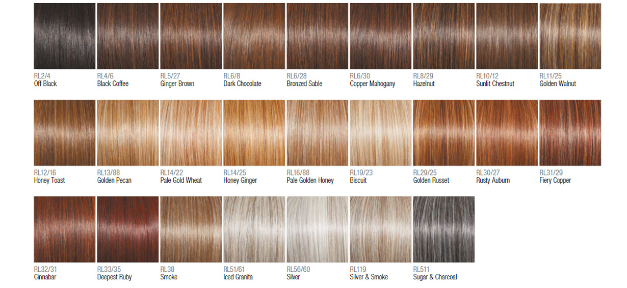 Wig Color Chart, Wig Colors