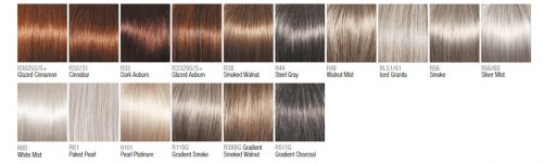Raquel Welch Wig Colors - Color Charts - LA Wig Company