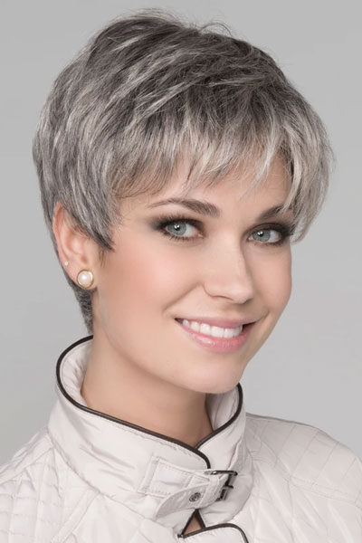 Ginger Small by Ellen Wille - Synthetic Wig gray slight side