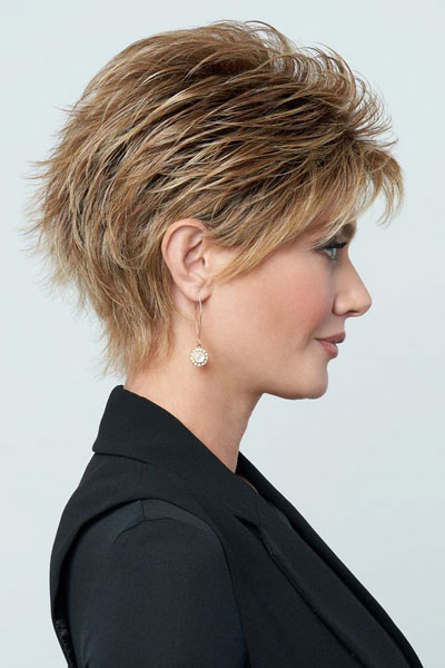 Candid Capture by Raquel Welch - Heat Defiant Synthetic Wig side view