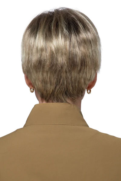 Emmett estetica woman's hair wig back view